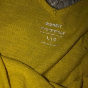 yellow , mustard tank top from old nasty